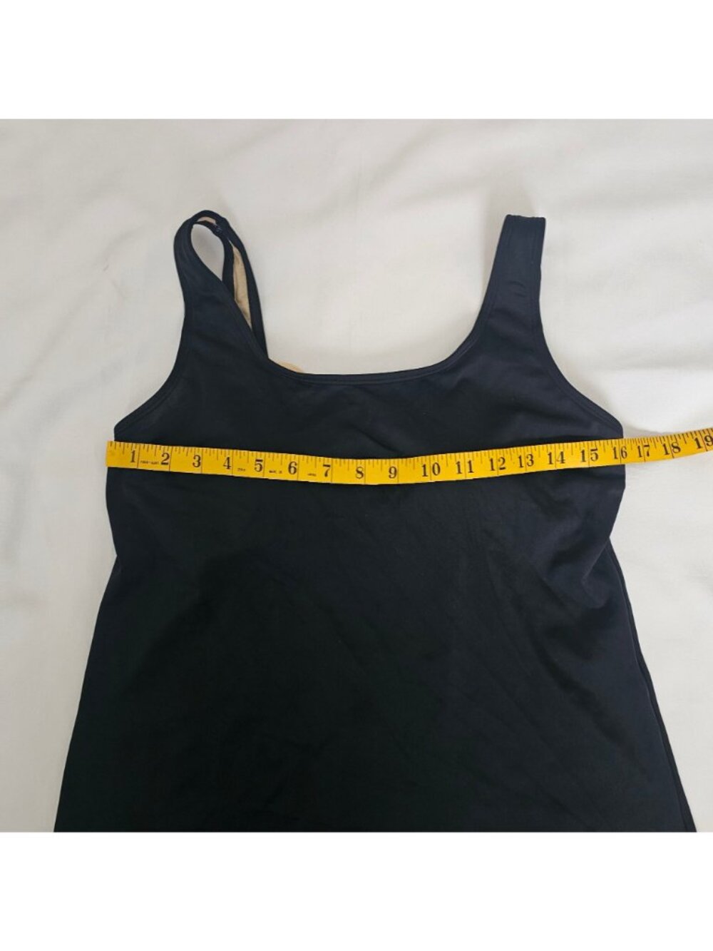 L.L. Bean Black UPF 50+ BeanSport Scoopneck Swimwear Tankini Top Women's 8 REG - Picture 10 of 11